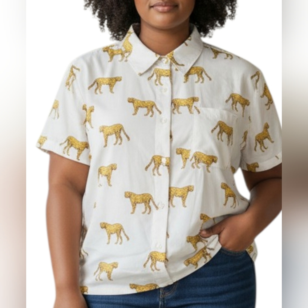 JANE & DELANCEY Button Up Blouse